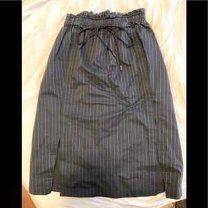 3.1 Phillip Lim Pinstripe Midi Skirt